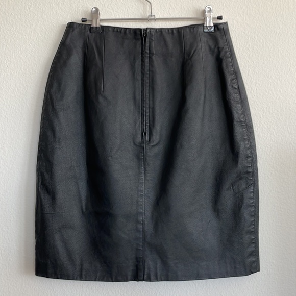 bagatelle Skirts Vintage Bagatelle Black 0 Leather Skirt Poshmark